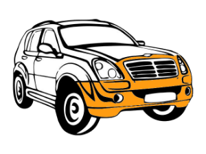 покраска бампера ssangyong actyon